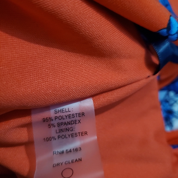 Tommy Hilfiger Orange Floral Jumpsuit - Picture 4 of 7
